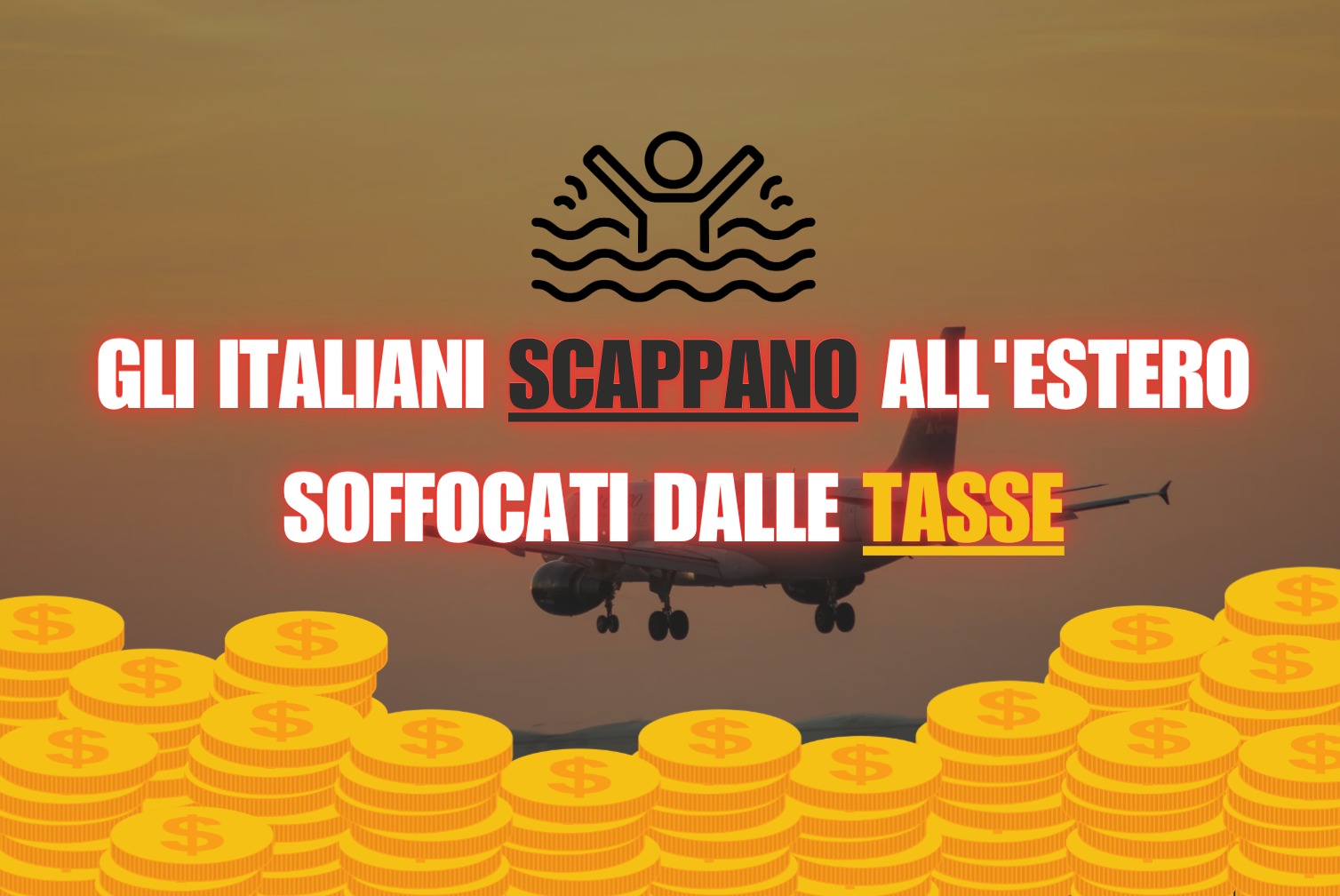 Gli italiani scappano all’estero soffocati dalle tasse biglietto solo andata per Dubai