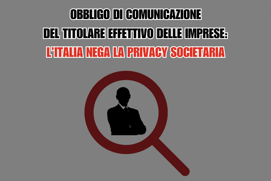 Privacy societaria Italia